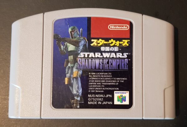 STAR WARS SHADOW OF THE EMPIRE - NINTENDO 64 JAPONÊS COM ADAPTADOR INCLUSO