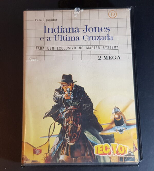 CARTUCHO INDIANA JONES E A ÚLTIMA CRUZADA - MASTER SYSTEM