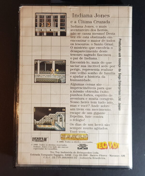 CARTUCHO INDIANA JONES E A ÚLTIMA CRUZADA - MASTER SYSTEM - Image 2