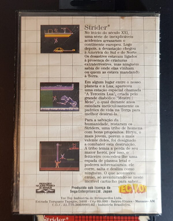 CARTUCHO STRIDER -  MASTER SYSTEM - Image 4